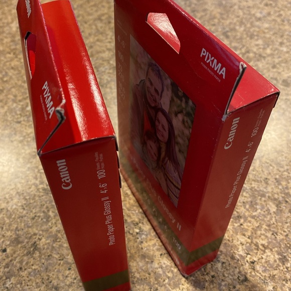 NIP 2 Canon Photo Paper Plus Glossy II PP-201 4”x6” 100 Sheets Per Package PIXMA - Picture 11 of 14